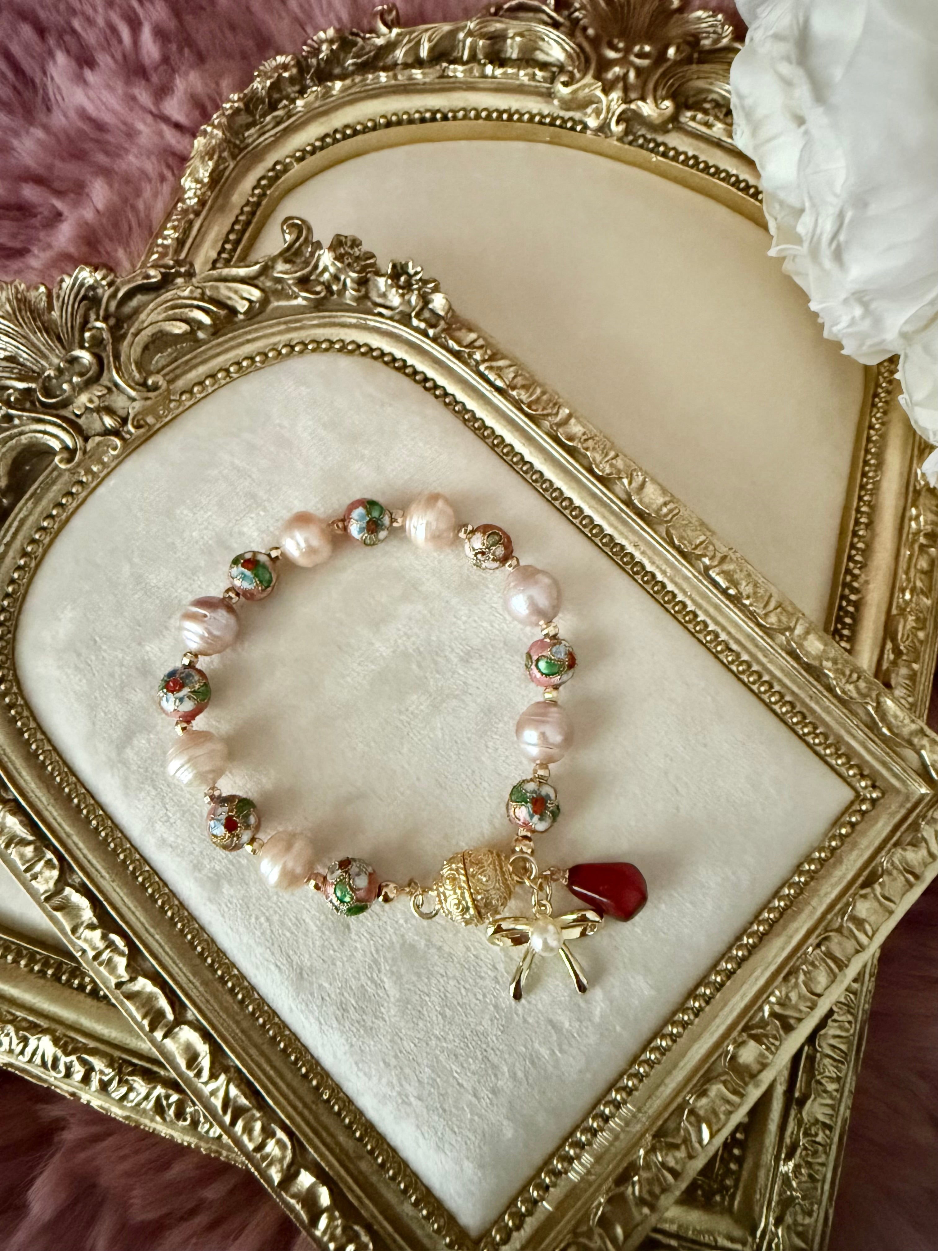Blossom Pearl Charm Bracelet