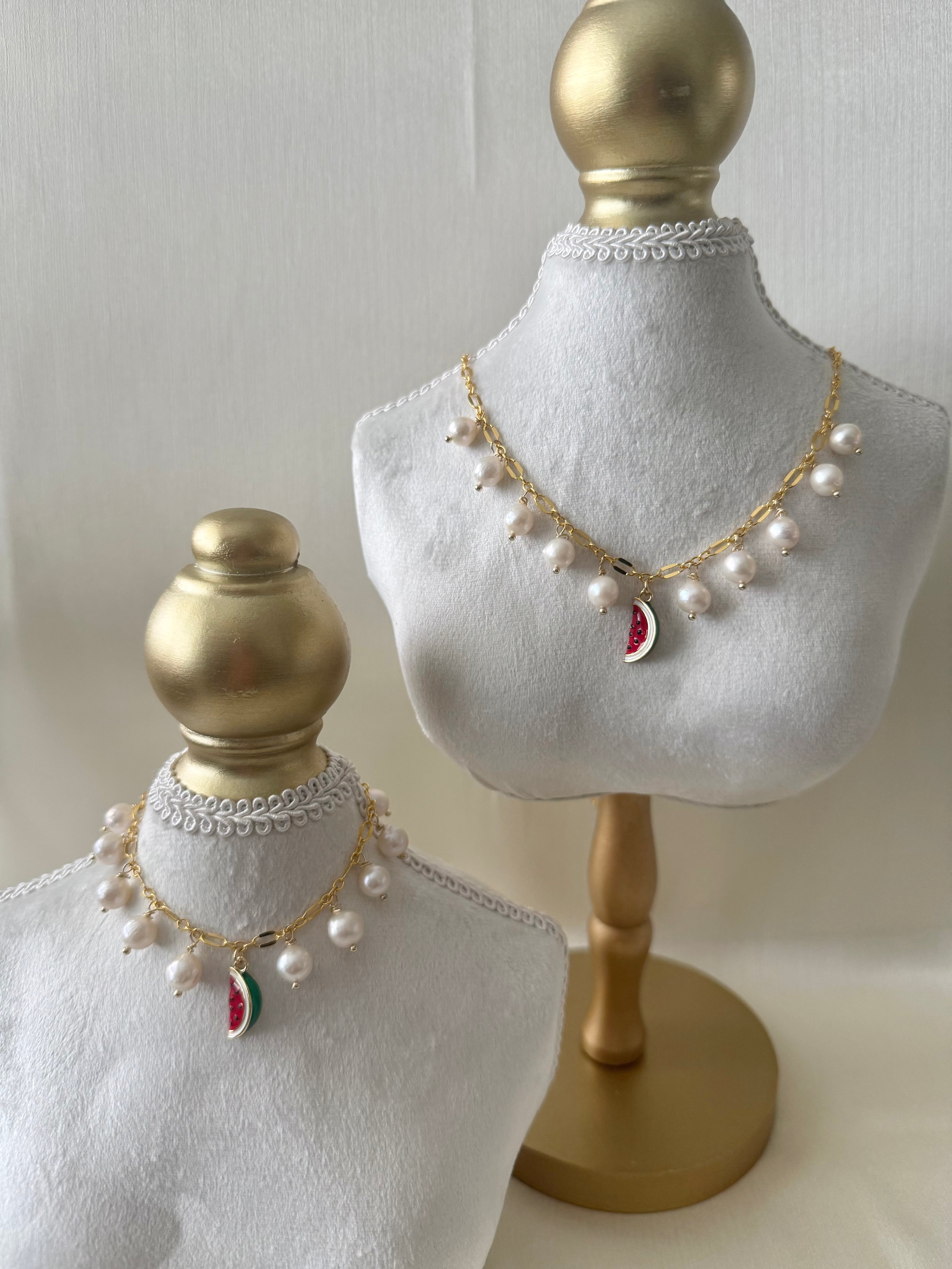 Watermelon Breeze Pearl Set