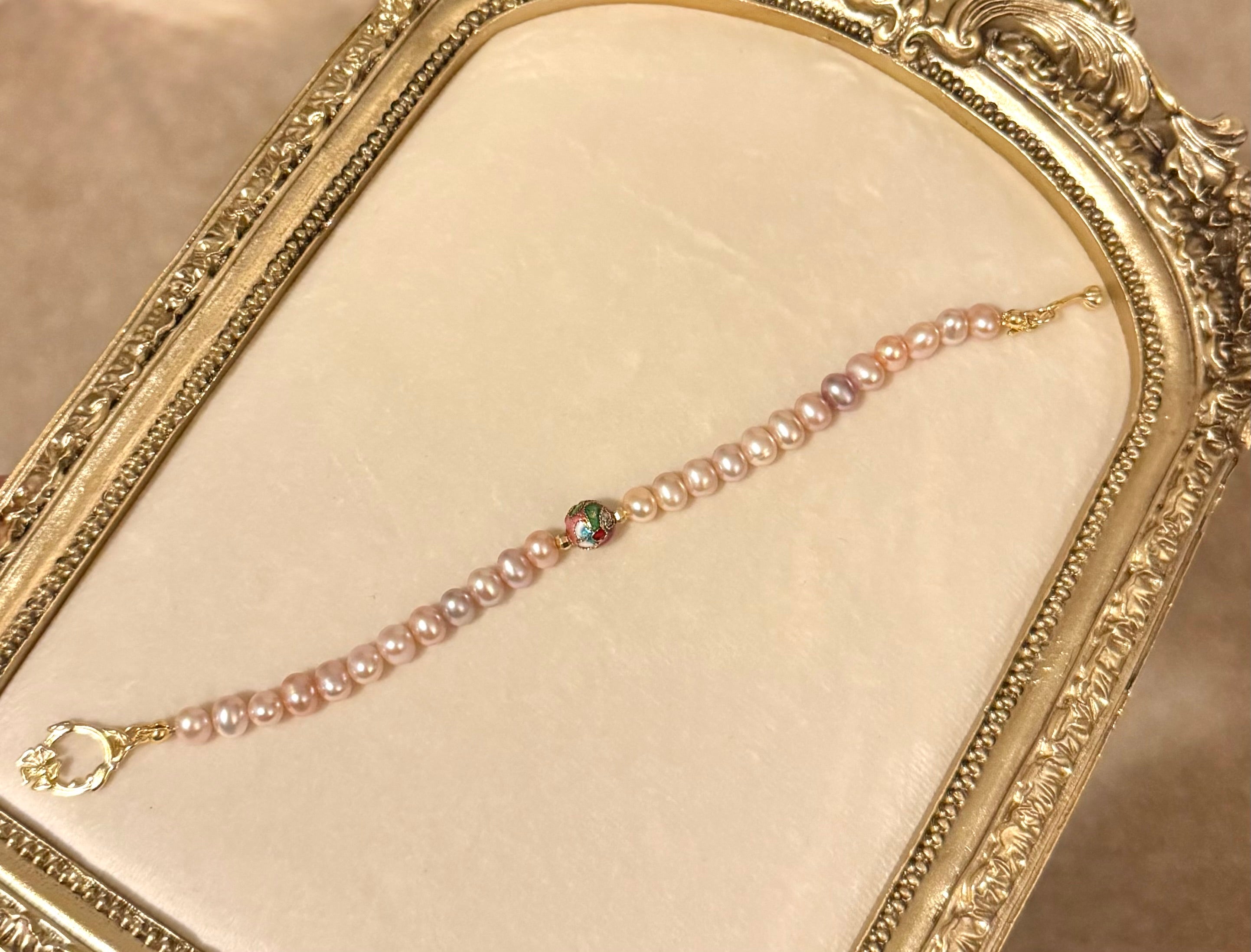 Blush Garden Pearl Bracelet